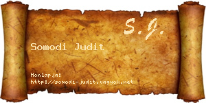 Somodi Judit névjegykártya